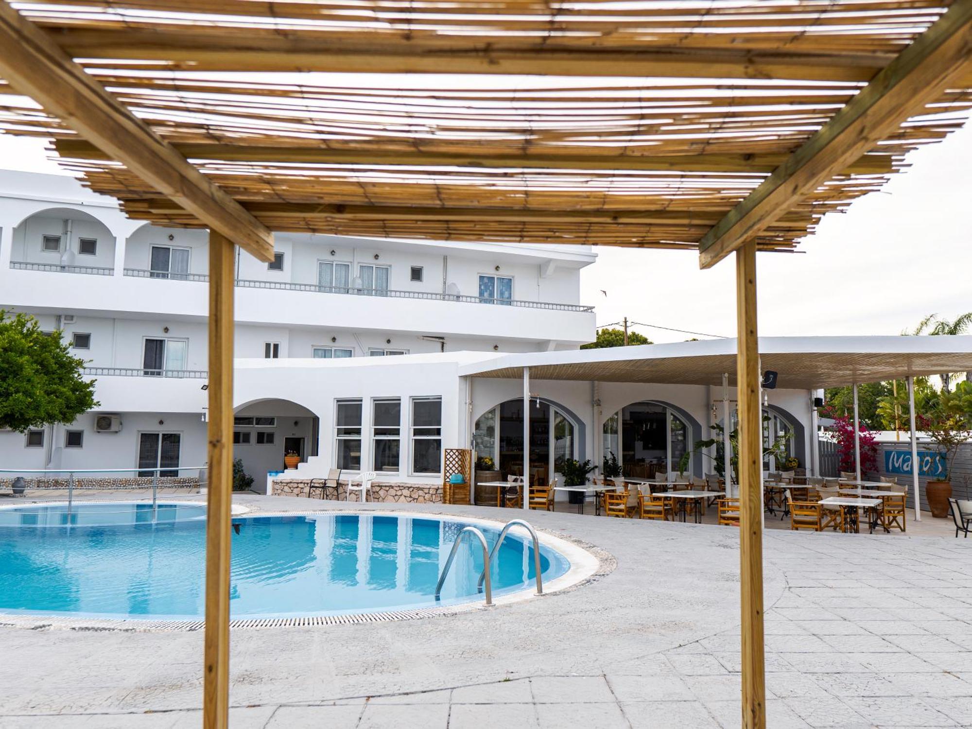 Manos Pension Faliraki Exterior foto